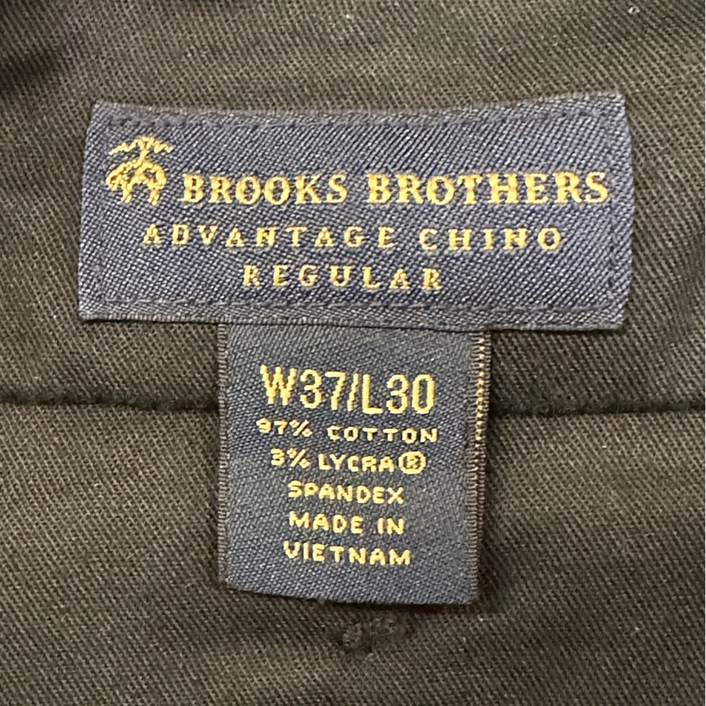 Brooks Brothers Regular Fit Stretch Cotton Advantage Chino® Pants, 37 x30 - Picture 5 of 10